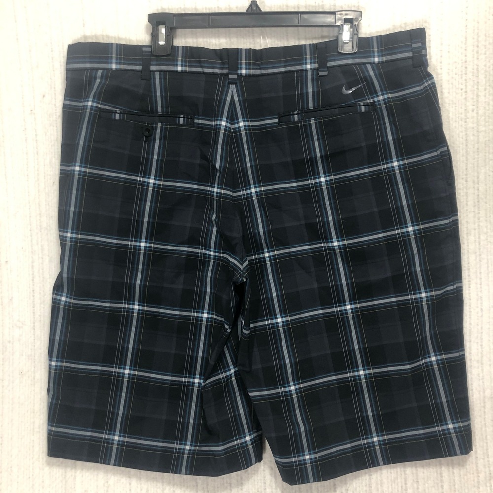 Nike Golf Dri-FIT Shorts Plaid Performance Athletic Casual Men's‎ Size 40 - Picture 3 of 6